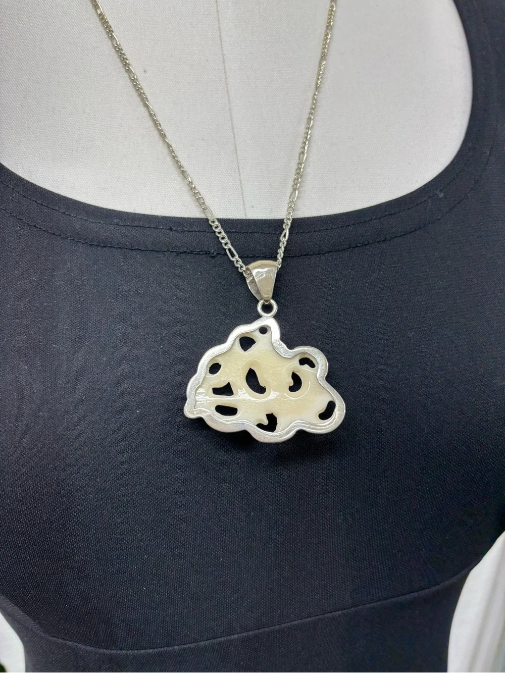 Charles Albert Sterling Silver Octopus Pendant Necklace